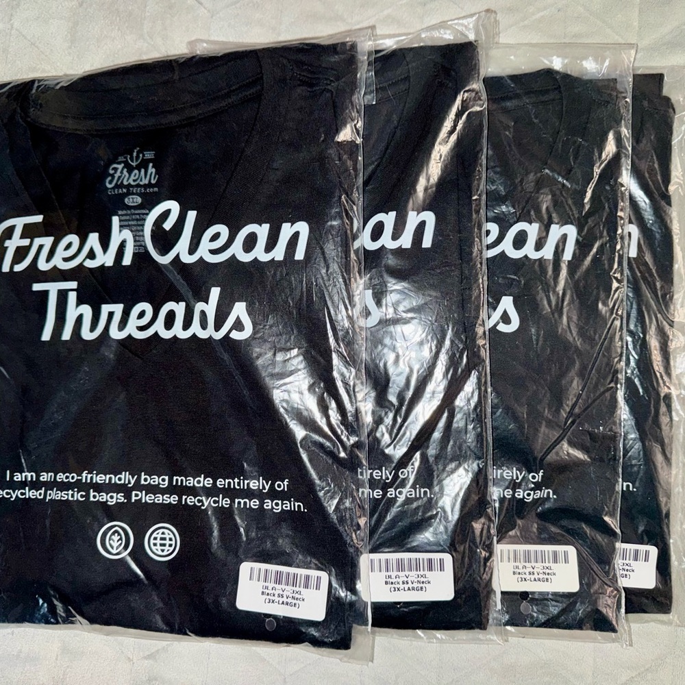 Fresh Clean Threads Black T-Shirt - Picture 3 of 3